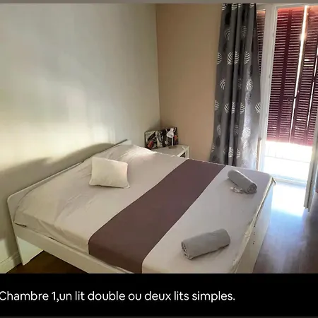 Appartement Splendidet4#6lits#3 Chambres# Geneve/paris/gare *
